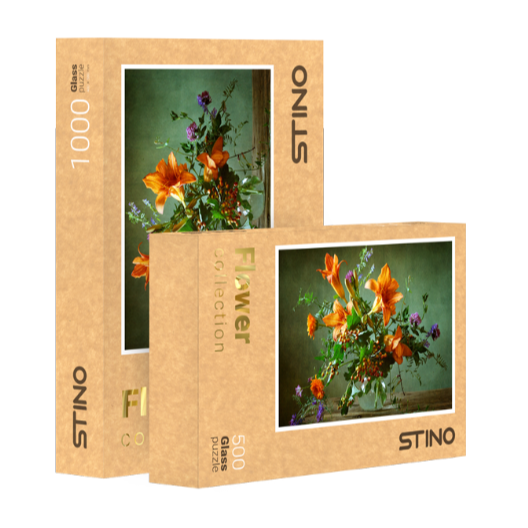 پازل شیشه‌ای گل STINO 260pcs 16105